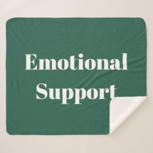 Emotional Support Sherpa Blanket