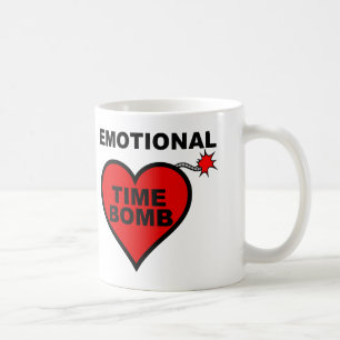 Emotional Time Bomb Funny Mug or Travel Mug