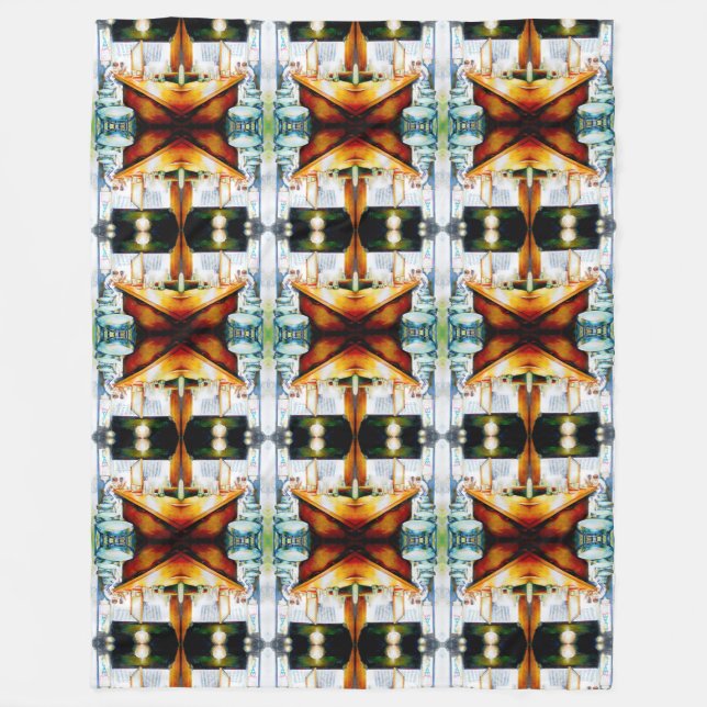 Emotional to Motivate, Logic to Justify Fleece Blanket (Front)