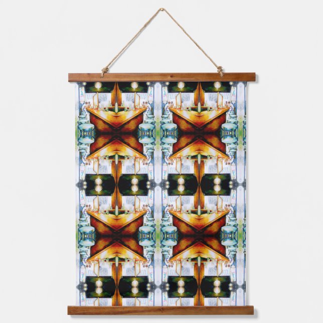 Emotional to Motivate, Logic to Justify Hanging Tapestry (Front)