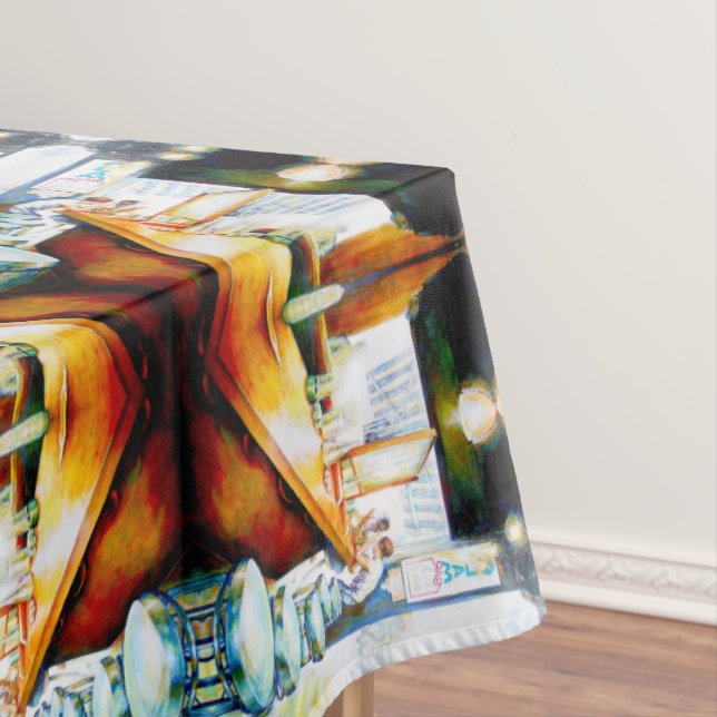 Emotional to Motivate, Logic to Justify Tablecloth (In Situ)