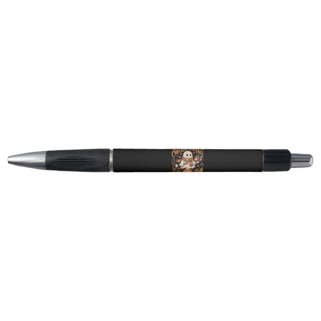 Emotionally Checked Into Fall Autumn Halloween Pen (Front)