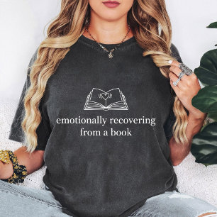 Emotionally Recovering From a Book Heart Reader T-Shirt