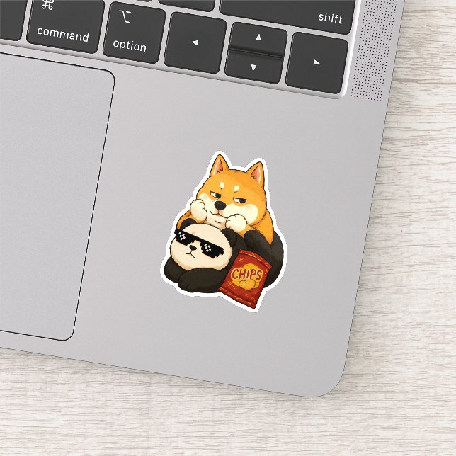 Emotionally Supported By Snacks Sticker (Detail)