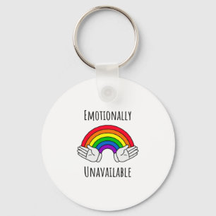 Emotionally Unavailable Keychain