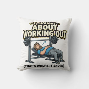 Emotionally Weak Physically Strong Throw Pillow