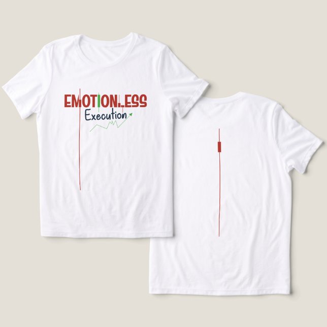 Emotionless Execution – Trading Psychology Tri-Blend Shirt (Design Front & Back)