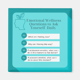 Emotions check-in magnet