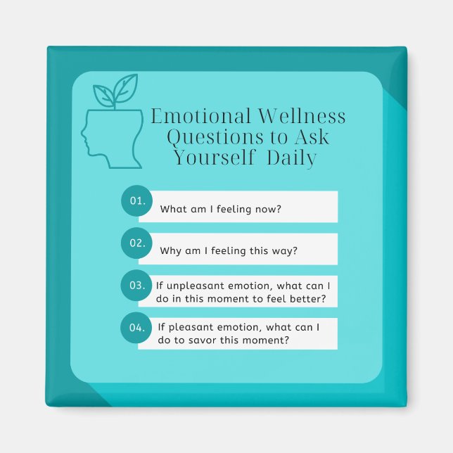 Emotions check-in magnet (Front)