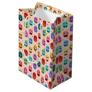 Emotions Colourful Faces Medium Gift Bag