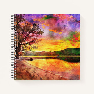 Emotions of the Sunrise at The Great Sacandaga Lak Notebook