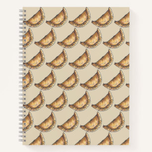 Empanadas Latin South America Fried Pastry Foodie Notebook