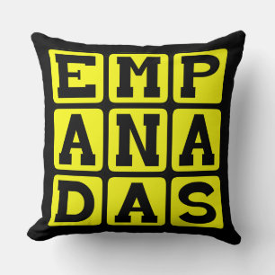 Empanadas, Mexican Meal Throw Pillow