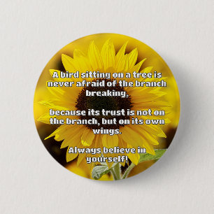 Empath Belief Positive Encouragement Quote 2 Inch Round Button