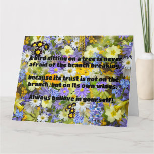 Empath Belief Positive Encouragement Quote Card