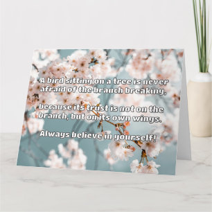 Empath Belief Positive Encouragement Quote  Card