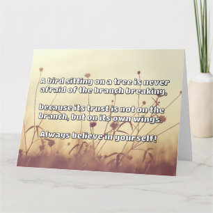 Empath Belief Positive Encouragement Quote  Card