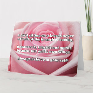 Empath Belief Positive Encouragement Quote  Card
