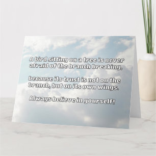 Empath Belief Positive Encouragement Quote Card