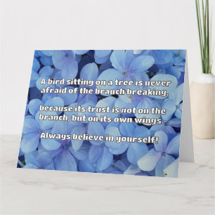 Empath Belief Positive Encouragement Quote  Card