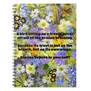 Empath Belief Positive Encouragement Quote Notebook