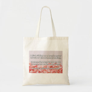 Empath Belief Positive Encouragement Quote Tote Bag