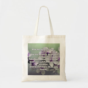 Empath Belief Positive Encouragement Quote  Tote Bag
