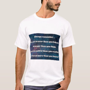 Empath Bravery Positive Encouragement Quote T-Shirt