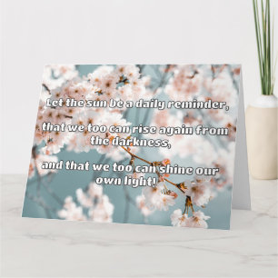 Empath Shine Positive Encouragement Quote  Card