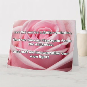 Empath Shine Positive Encouragement Quote  Card