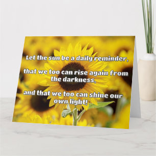 Empath Shine Positive Encouragement Quote  Card