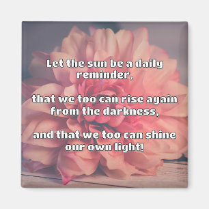 Empath Shine Positive Encouragement Quote Magnet