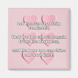 Empath Shine Positive Encouragement Quote Magnet