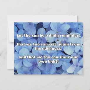 Empath Shine Positive Encouragement Quote Postcard
