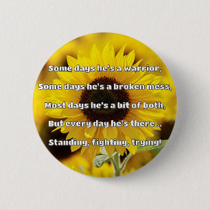 Empath Strength Positive Quote Encouragement 2 Inch Round Button