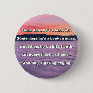 Empath Strength Positive Quote Encouragement  2 Inch Round Button