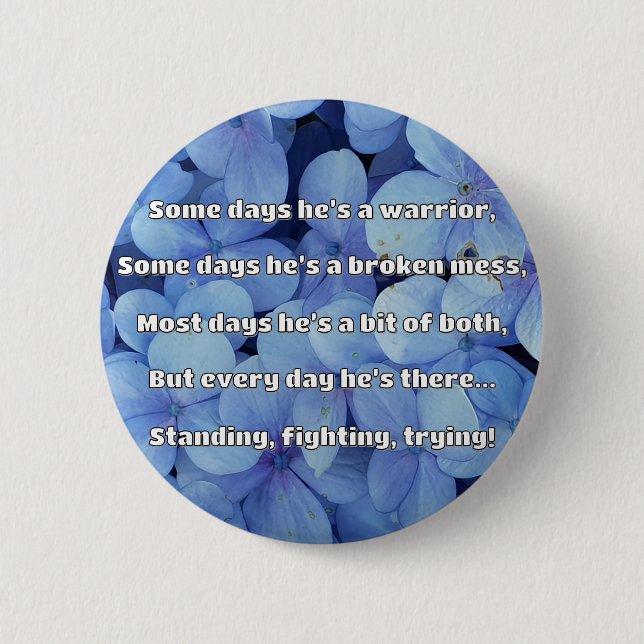 Empath Strength Positive Quote Encouragement  2 Inch Round Button (Front)