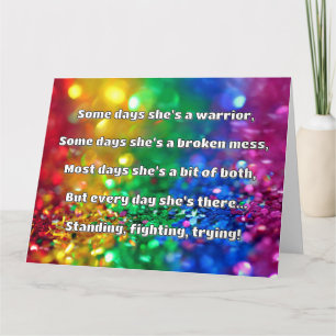 Empath Strength Positive Quote Encouragement  Card