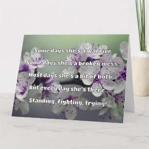 Empath Strength Positive Quote Encouragement Card