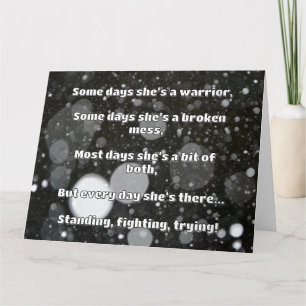 Empath Strength Positive Quote Encouragement  Card