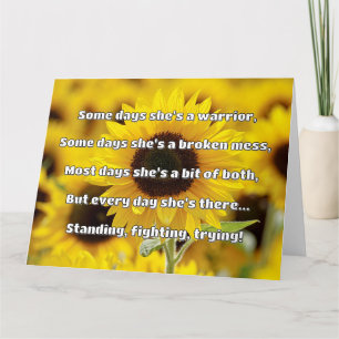 Empath Strength Positive Quote Encouragement  Card