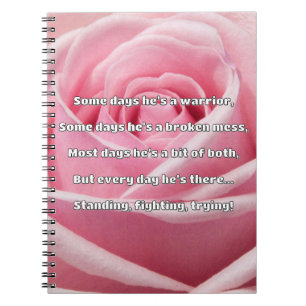 Empath Strength Positive Quote Encouragement Notebook