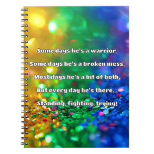 Empath Strength Positive Quote Encouragement Notebook