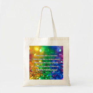 Empath Strength Positive Quote Encouragement  Tote Bag