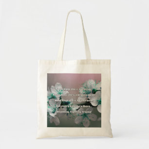 Empath Strength Positive Quote Encouragement Tote Bag