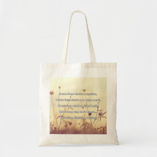 Empath Strength Positive Quote Encouragement Tote Bag