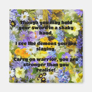 Empath Warrior Positive Quote Encouragement  Magnet