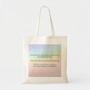 Empath Warrior Positive Quote Encouragement Tote Bag