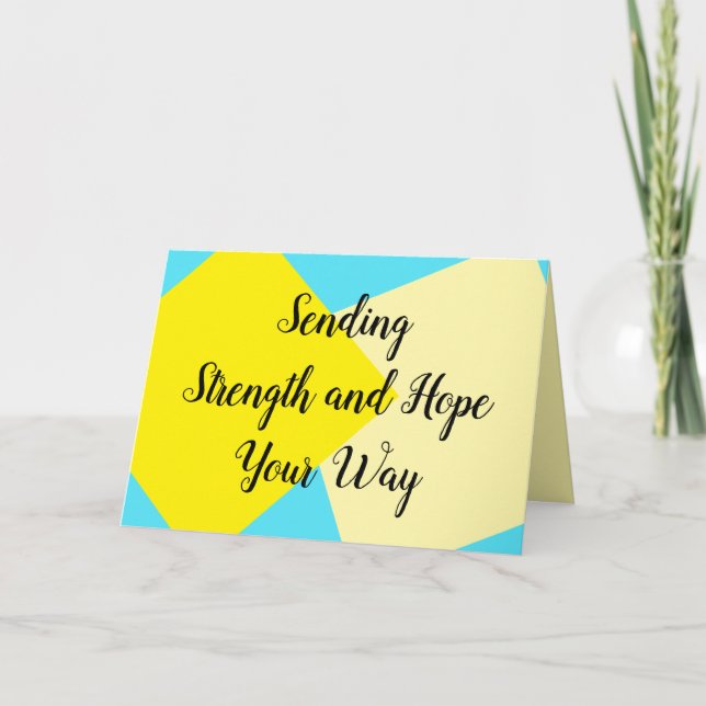 Empathy Card for Cancer and Sick Patient (Front)