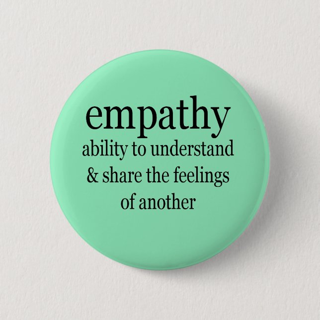 Empathy Definition 2 Inch Round Button (Front)